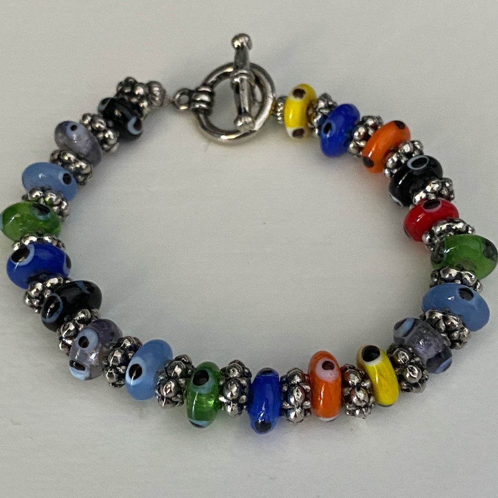 Colorful costume bracelet